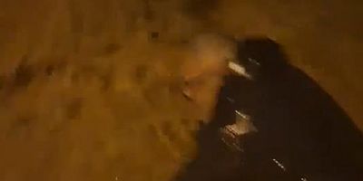Armutlu’da sel sularına kapılan adamı böyle kurtardı