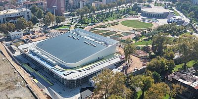 Atatürk Spor Salonu bitti bitiyor