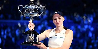 Avustralya Açık tek kadınlarda şampiyon Elena Rybakina