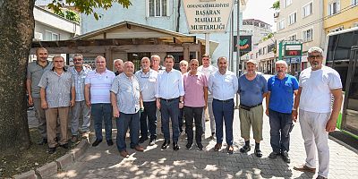 Başkan Aydın'dan yerinde yönetim, yerinde çözüm