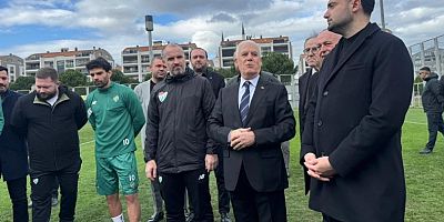 Başkan Bozbey'den Bursaspor'a moral; Kent takımın yanında