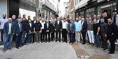 Başkan Burkay, ayakkabıcı esnafına müjdeyi verdi