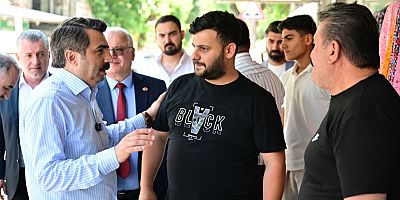 Başkan Yılmaz esnafla bir araya geldi, sorunları dinledi