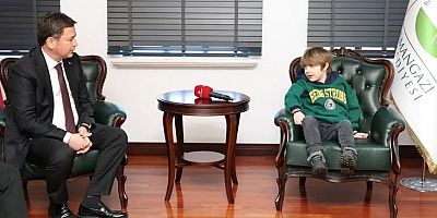 Başkanı Aydın’ın çok özel konuğu