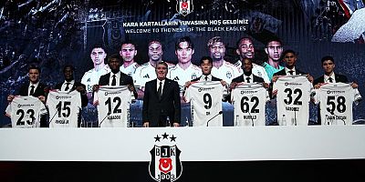 Beşiktaş yeni transferlerini tanıttı