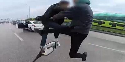 Boks ringi değil Bursa trafiği!