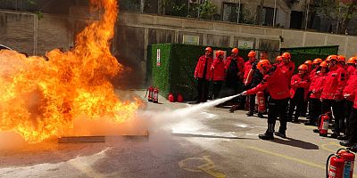 Bursa Adliyesi’nde yangın tatbikatı