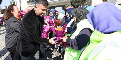 Bursa Büyükşehir kadın çalışanlarını unutmadı!