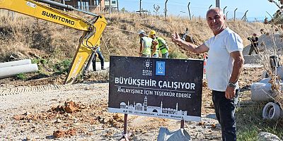 Bursa Büyükşehir, Yenişehir'de de işbaşında!