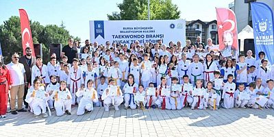 Bursa Büyükşehirli taekwondocuların kuşak heyecanı