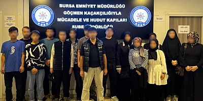 Bursa’da 10 kaçak göçmen yakalandı