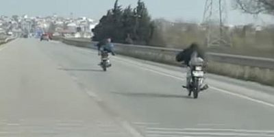 Bursa'da 115 km hızla yaptıklarına bakın!