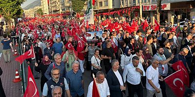 Bursa'da 15 Temmuz için dev yürüyüş…