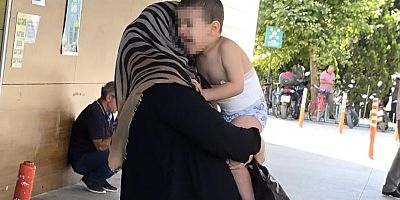 Bursa'da 3 yaşındaki Alparslan'ın şanssız anı!