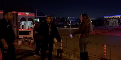 Bursa’da alkollü genç kızlar olay çıkardı!