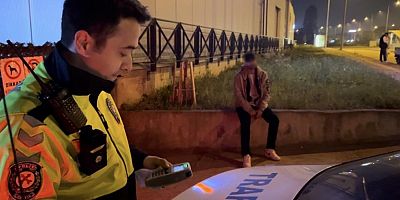 Bursa’da alkollü sürücü ehliyeti kaptırınca hüngür hüngür ağladı!