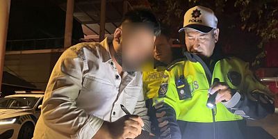 Bursa'da alkollü sürücü hem polisi hem gazeteciyi güldürdü