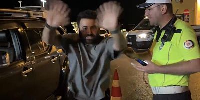 Bursa'da alkolmetre testine giren sürücü bakın ne yaptı!