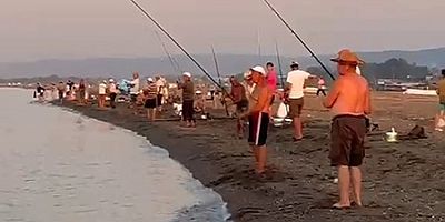 Bursa’da amatör balıkçıların istavrit sevinci