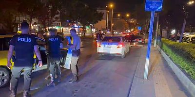 Bursa'da aşayiş  uygulaması; 2 saatte 2 bin 569 kişi sorgulandı