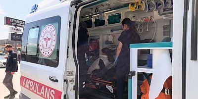 Bursa'da baba-kız kazada yaralandı