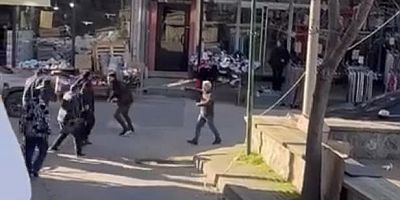 Bursa'da boks ringini aratmayan görüntüler