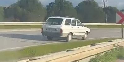 Bursa'da bu araç herkesin hayatını tehlikeye attı!