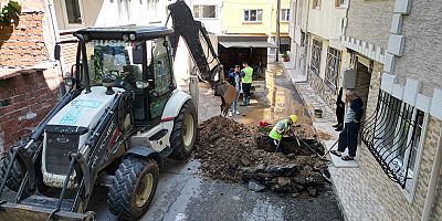 Bursa’da BUSKİ bayramda da iş başında