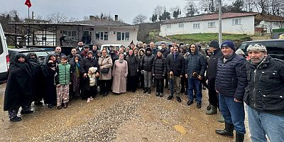 Bursa’da çevre felaketi yaşayan köylülere destek