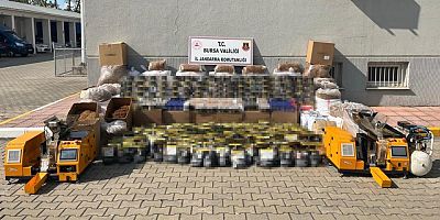 Bursa’da dev kaçakçılık operasyonu