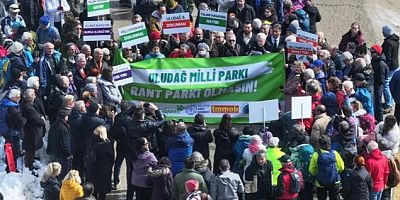 Bursa'da dikkat çeken tepki: Uludağ Milli Parkı şirketlere devredilemez!