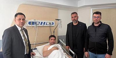 Bursa’da elektrik akımına kapılan Sedat Akar’a ziyaret