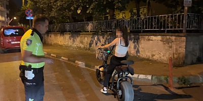 Bursa'da elektrikli bisiklet sürücüsü alkollü çıktı!
