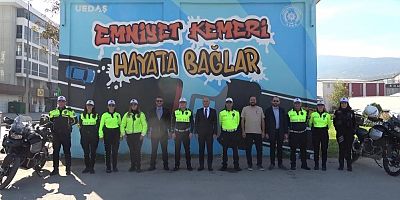 Bursa’da emniyet kemerine dikkat çekildi!