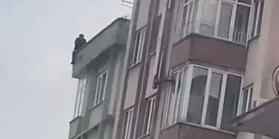 Bursa'da eşiyle kavga etti, çatıya çıktı!