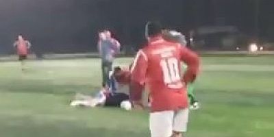 Bursa'da eski futbolcunun kahreden anı!