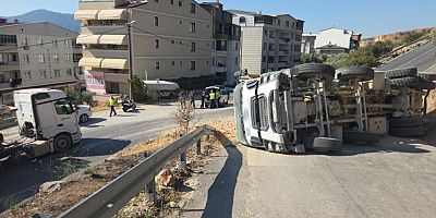 Bursa'da facia teğet geçti; Şoförün manevrası kurtardı