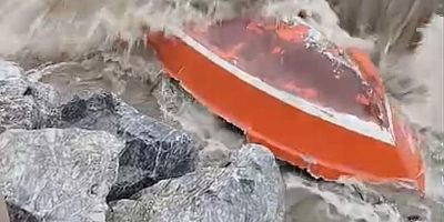 Bursa'da fırtına kabusu; Tekneler bu hale geldi...