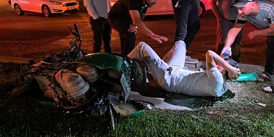 Bursa’da gece yarısı feci motosiklet kazası!