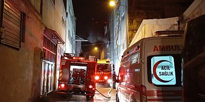 Bursa'da gece yarısı korkutan yangın!