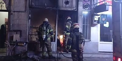 Bursa'da gece yarısı yangın!