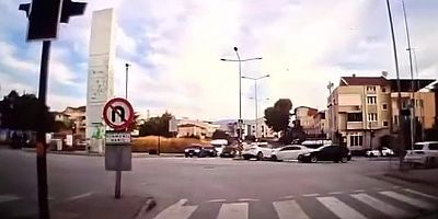Bursa’da hatalı dönüş kazaya neden oldu!