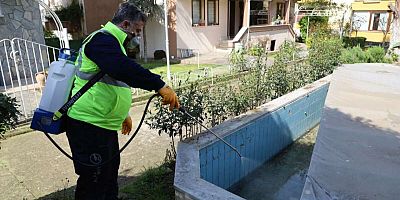 Bursa’da havuzlar, çöp konteynerleri ve yeşil alanlar ilaçlanıyor!