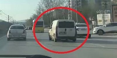 Bursa'da hem kendi canını hem de diğer sürücülerin hayatını riske attı