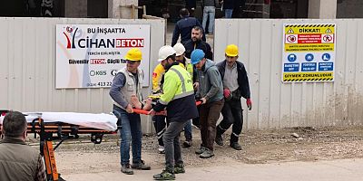 Bursa’da inşaatın 2. katından düşen işçi yaralandı