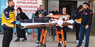 Bursa’da işçinin zor anları!