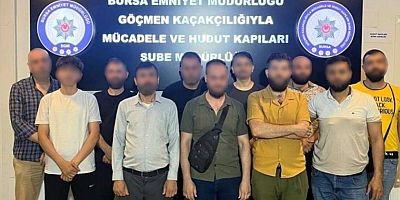 Bursa'da kaçak göçmen operasyonu!