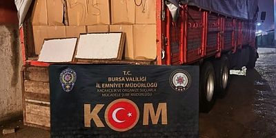 Bursa’da kaçak makaron operasyonu!