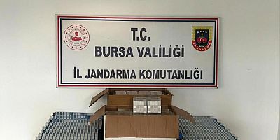 Bursa'da kaçak sigara operasyonu