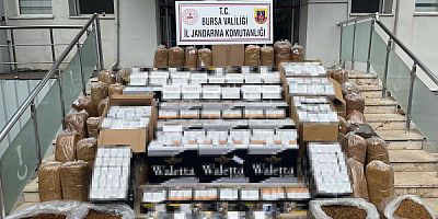 Bursa’da kaçak sigara operasyonu!